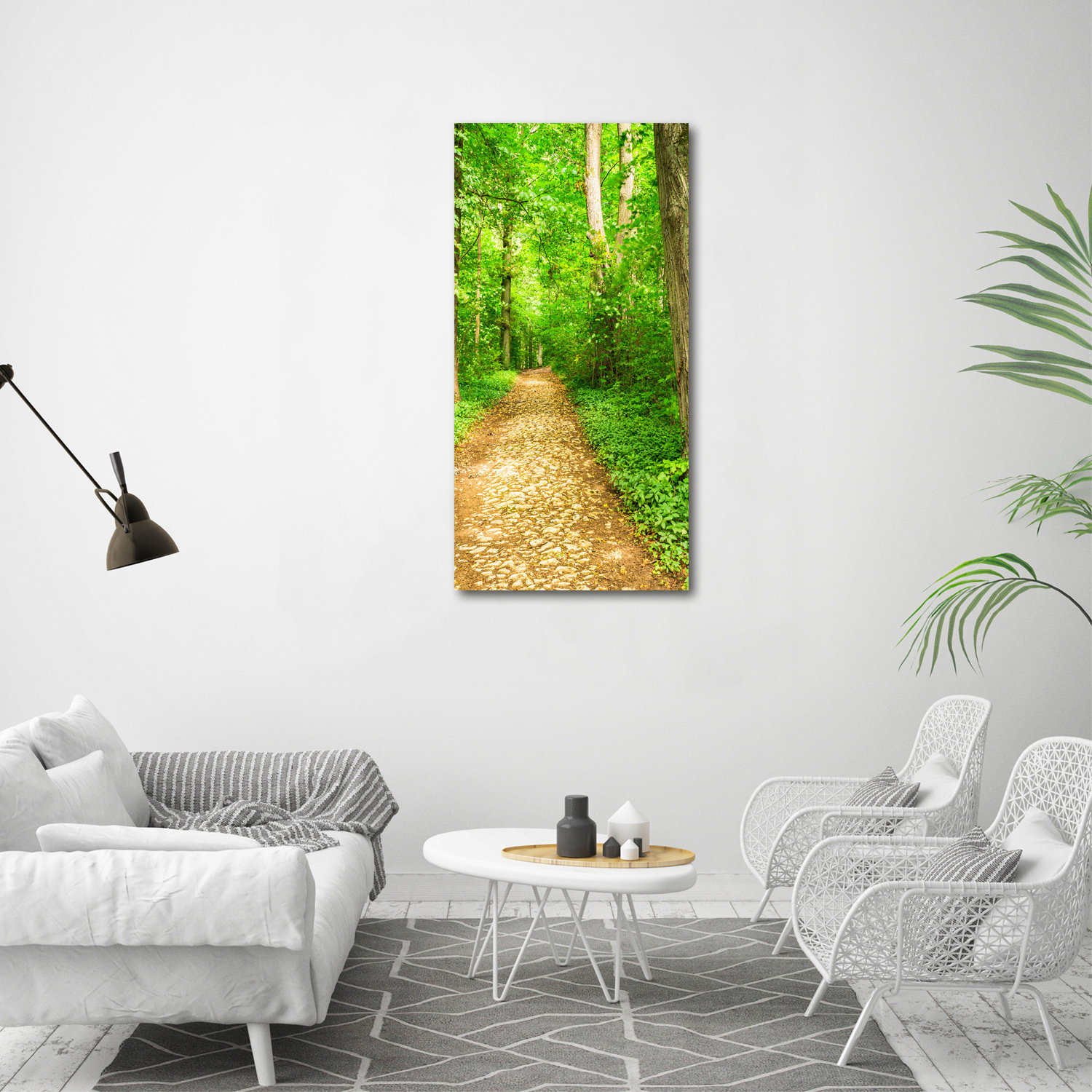 Union Rustic Path In The Forest - Wrapped Canvas Art Prints | Wayfair.co.uk