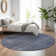 Premium Machine Washable Prisco Navy Rug