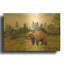«Wilderness Lodge S» par Jean Plout, art mural en métal doré, 36 po x 24 po-1121725628