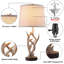 Lampe de table USB en résine d'Innsbrook