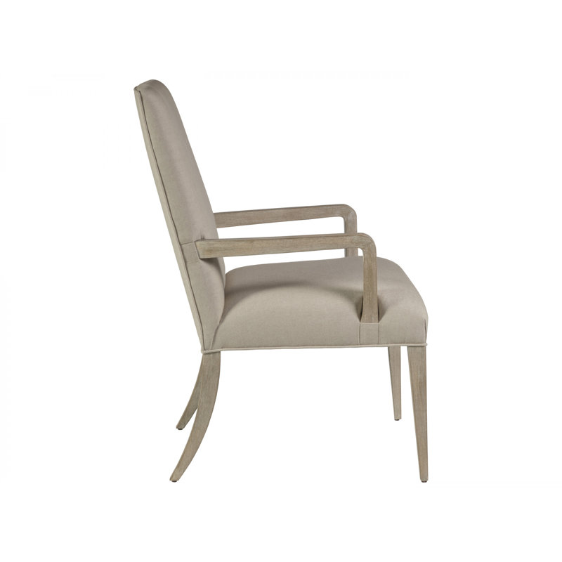 Cohesion Madox Upholstered Arm Chair, Light Gray