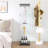 Glass Display Cabinet With Door, 4 Layers, China Cabinet, Glass Display Stand Suitable For Living Room, Kitchen, Bedroom-1501728413