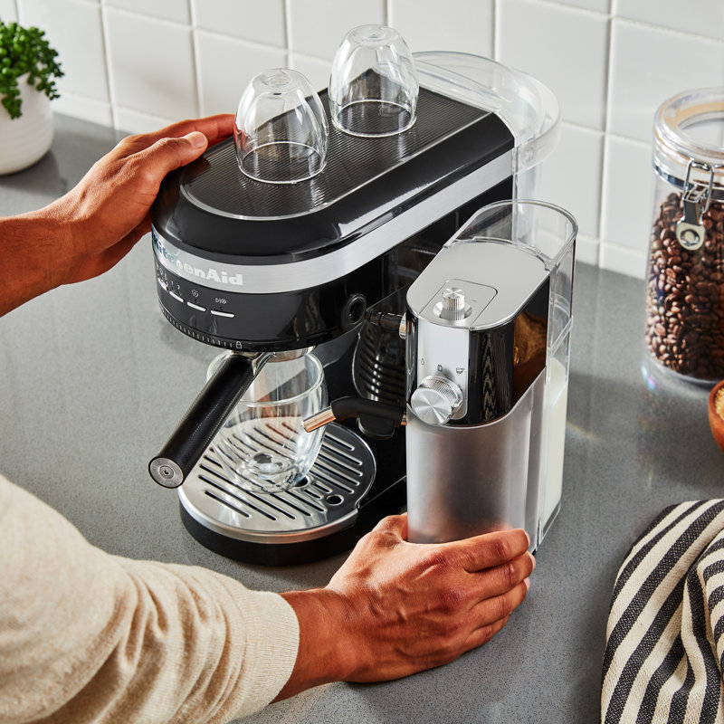 KitchenAid® Metal Automatic Milk Frother Attachment, Onyx Black