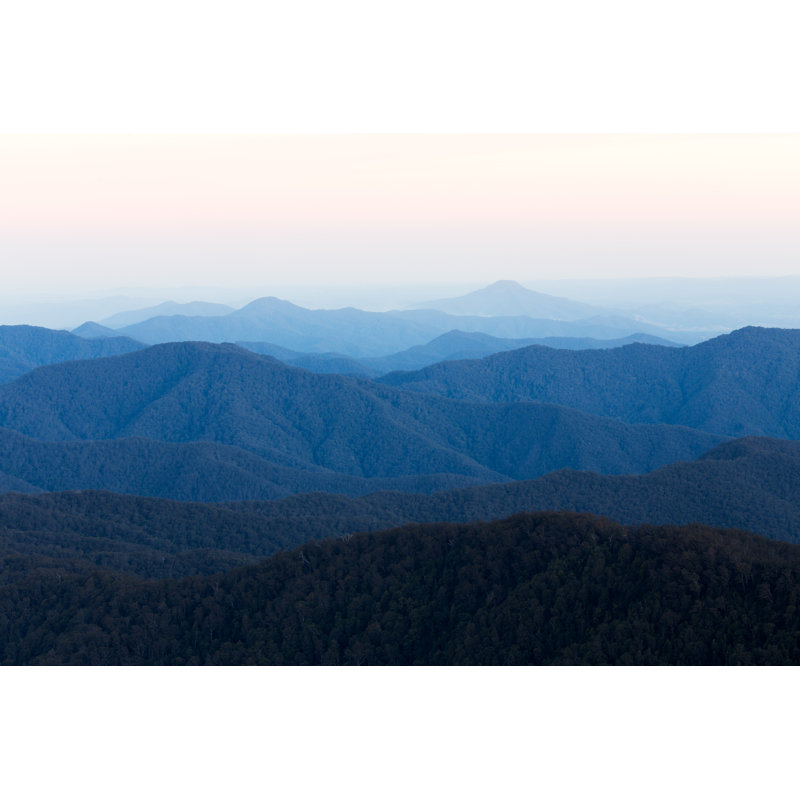 Distant And Layered Mountain by Charlie Blacker - Wrapped Canvas Print, 51cm H x 76cm W