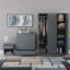 Maybery 3 Piece Bedroom Set (1 Drawer Bedside Chest, 5 Drawer Chest, 3 Door Wardrobe), (5)-1426287033