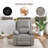 36.22" Faux Leather Manual Swivel Rocker Recliner-281734401