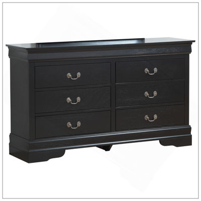 Commode élégante noire