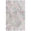 Abstract Area Rug in Gray/Pink-72022832
