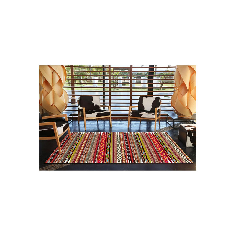 Tapis tissé en diagonale Modern, Sous-tapis carré 3 pi 3 po inclus