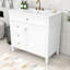 Meuble-lavabo ajustable avec 2 tiroirs Eleene-668556236