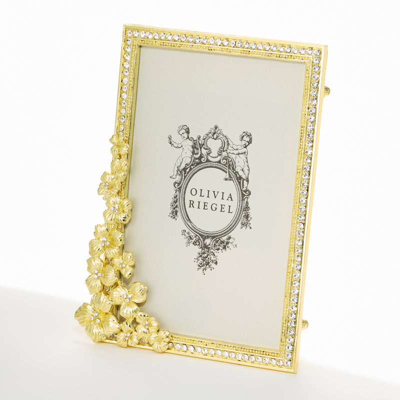 Evelyn Metal Picture Frame, Gold, 5" x 7"