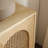 Modern Burlywood Solid Wood Sideboard