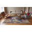 Cozy moderne gris anthracite en laine nouée à la main B.G.E. Tapis contemporain abstrait