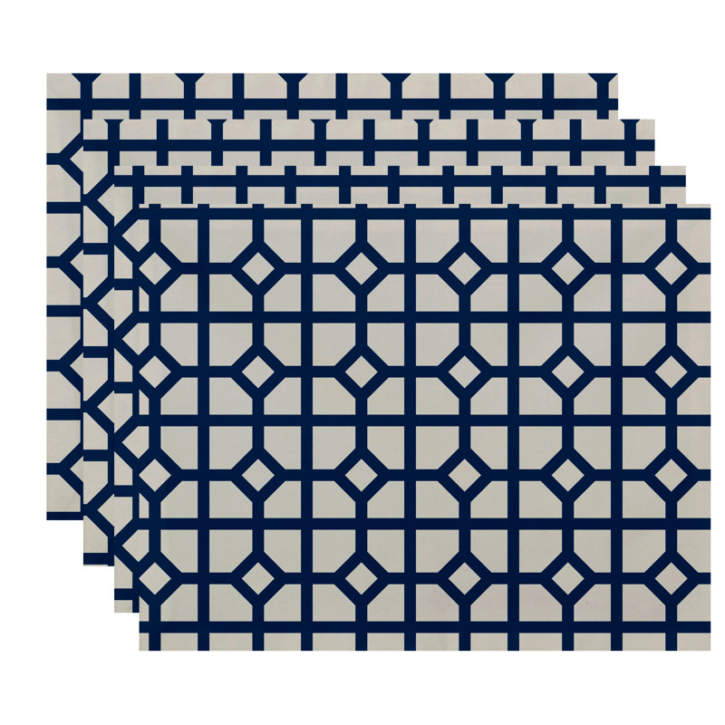 Napperon Don't Fret 18 ", Bleu sarcelle