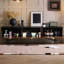 Meuble télé en bois de style européen