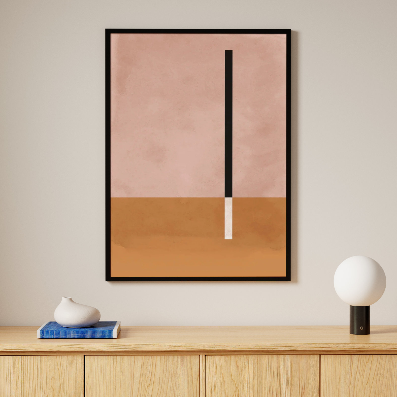 Venice 1 by Alexander Ginzburg, Black, 42.25" H x 30.25" W x 0.88" D
