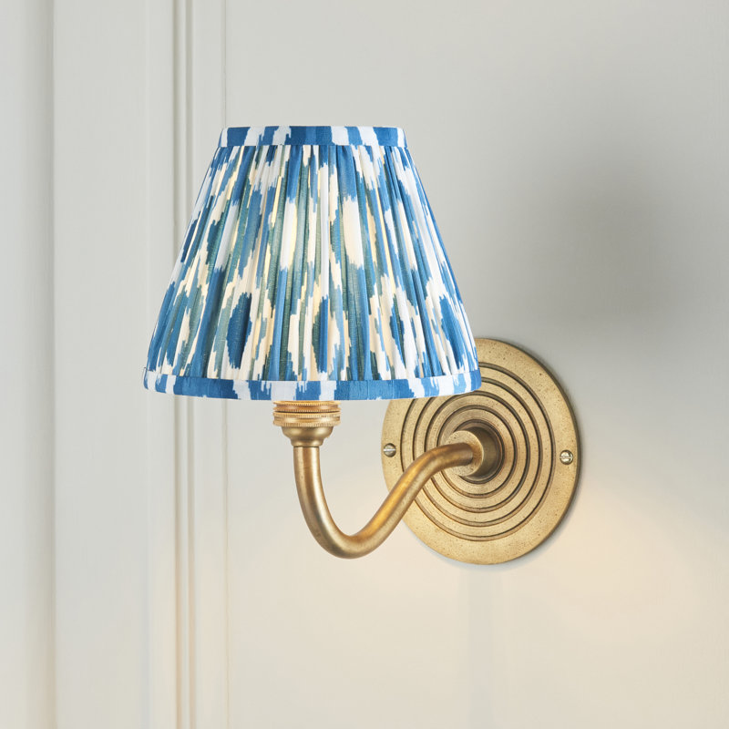 Horwitz Steel Armed Sconce, Blue