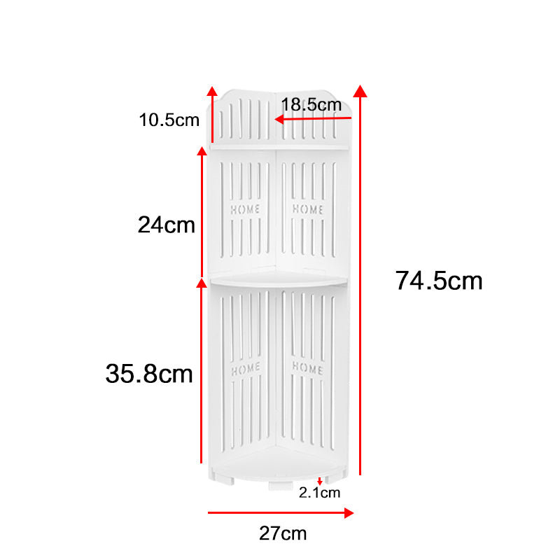 Petitt Plastic / Acrylic Freestanding Bathroom Shelves