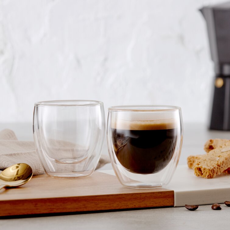 Lark Manor Volga Glass Espresso Cup & Reviews