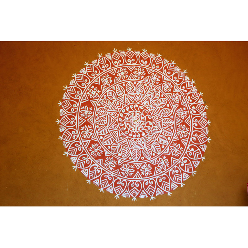"Rangoli" par Rakeshpicholiya, impression sur toile tendue, H 8 po x l 12 po