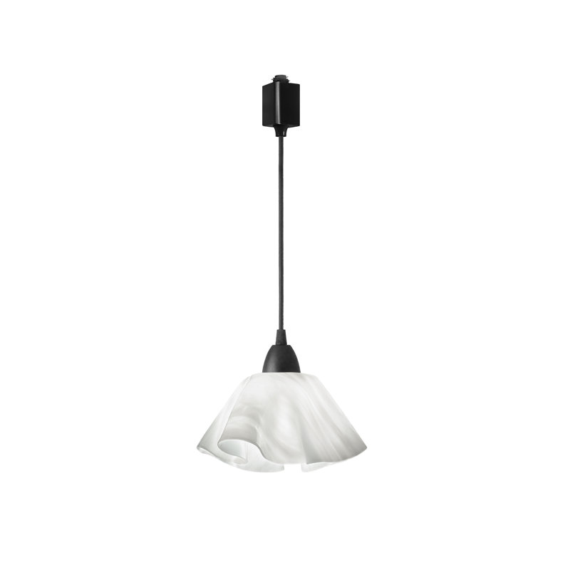 Luminaire suspendu Dale, Petit, Noir, Nuage blanc
