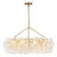 Theresa Cluster Chandelier with Glass Accents-16554924-16554925