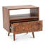 1 - Drawer Solid Wood Nightstand-789357732