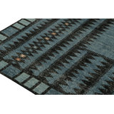 Distressed Homage Handmade Kilim Wool Geometric Area Rug