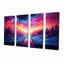 Cruce - paysage abstrait 4 pièces-106425857