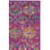 Christa Floral Fuchsia/Blue Area Rug
