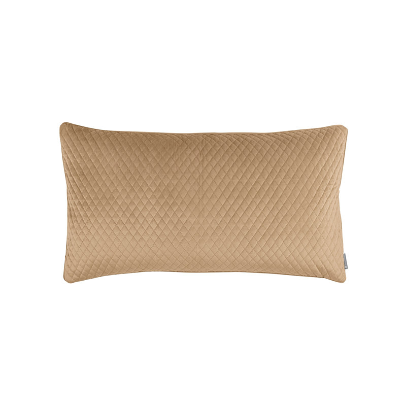 Valentina Velvet Rectangular Pillow Cover & Insert, 18" x 30", Yellow