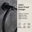 6-Piece Bathroom Hardware Set in Matte Black-100351490