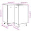 Kitchen Cabinet Black Oak Engineered Wood 75.5 X 75.5 X 81.5 Cm