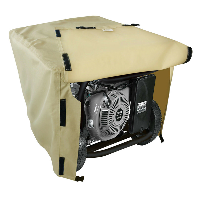 38"x 28"x 30" Generator Cover Outdoor Generator Cover, Beige, 26"x 20"x 20"