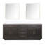 Ensemble de meuble-lavabo double 80 "avec miroir-82319148-112727998