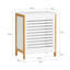Wood Cabinet Laundry Hamper