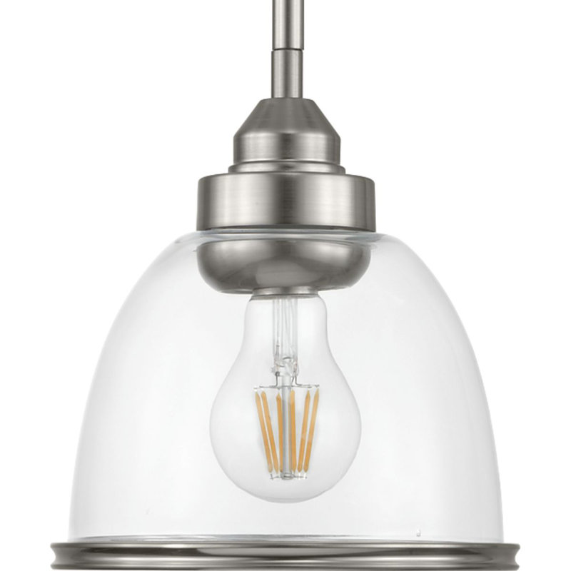 Chaya 1 - Light Single Pendant, Brushed Nickel