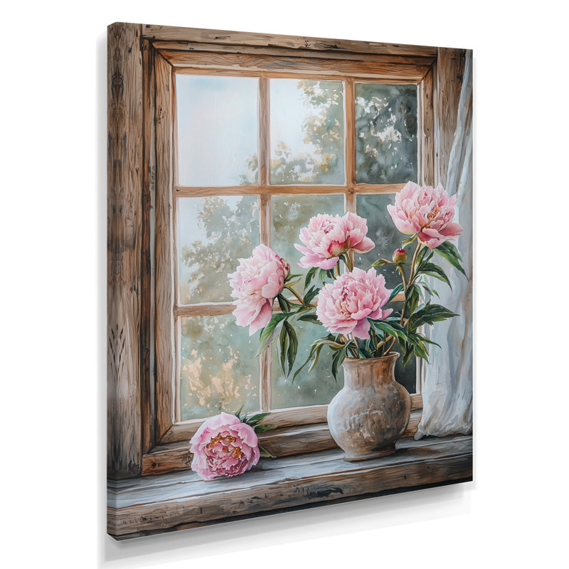 Cermenho - Floral Canvas Art Print, H 40 po x l 30 po, Toile tendue, Ne s’applique pas