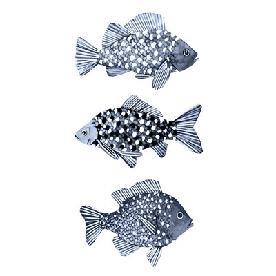 Blue Fish I by Emma Scarvey - Painting