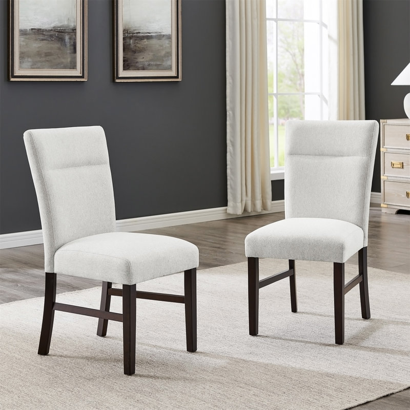 Madison Contemporary Upholstered Dining Chairs,2pc