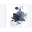 « blue & splash black splash i », reproduction sur toile-32594736