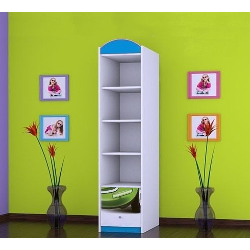 Kangley 1 Door Wardrobe, Blue