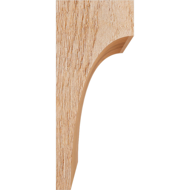 Huntington Corbel, H 14 po x l 6 po x P 6 po, Sciage brut, Cèdre rouge