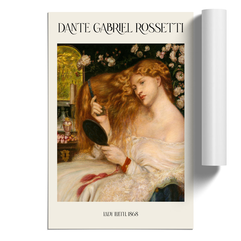 Lady Lilith by Dante Gabriel Rossetti - No Frame Painting, 59cm H x 42cm W x 0.1cm D