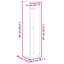 Bathroom Cabinet With Roll Holder 20.5X20x90 Cm-1905325440