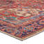 Tapis rouge / bleu tissé à la machine Damondre-88037104