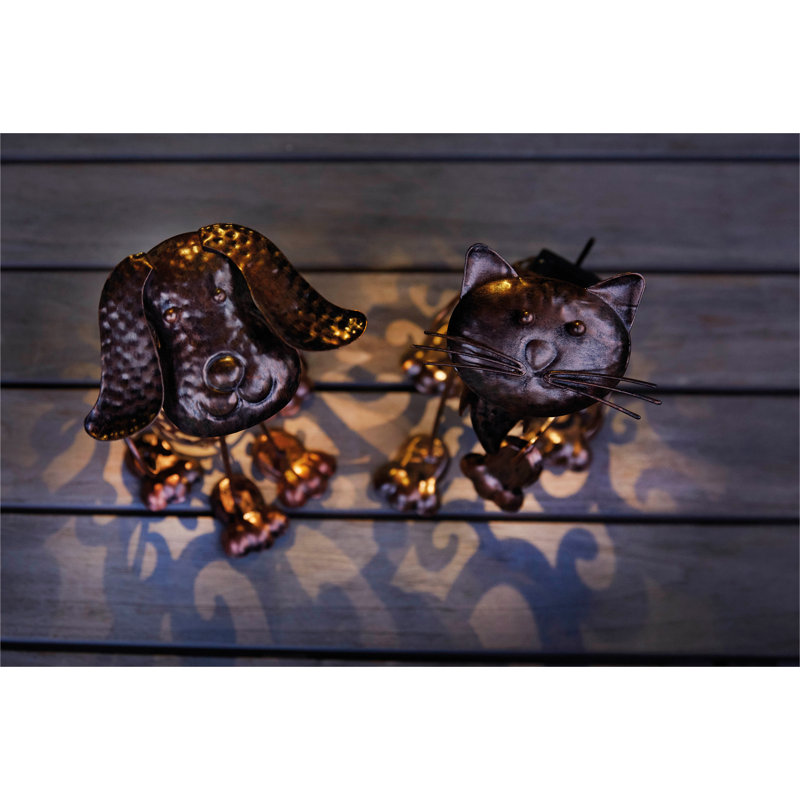 Meier Dog Metal Garden Statue
