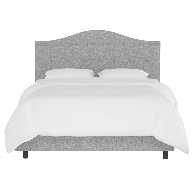 Morris Upholstered Standard Bed, Queen, Zuma Pumice Textured Linen