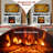 Ripley 48'' W Storage Credenza with Electric Fireplace Included-921017061