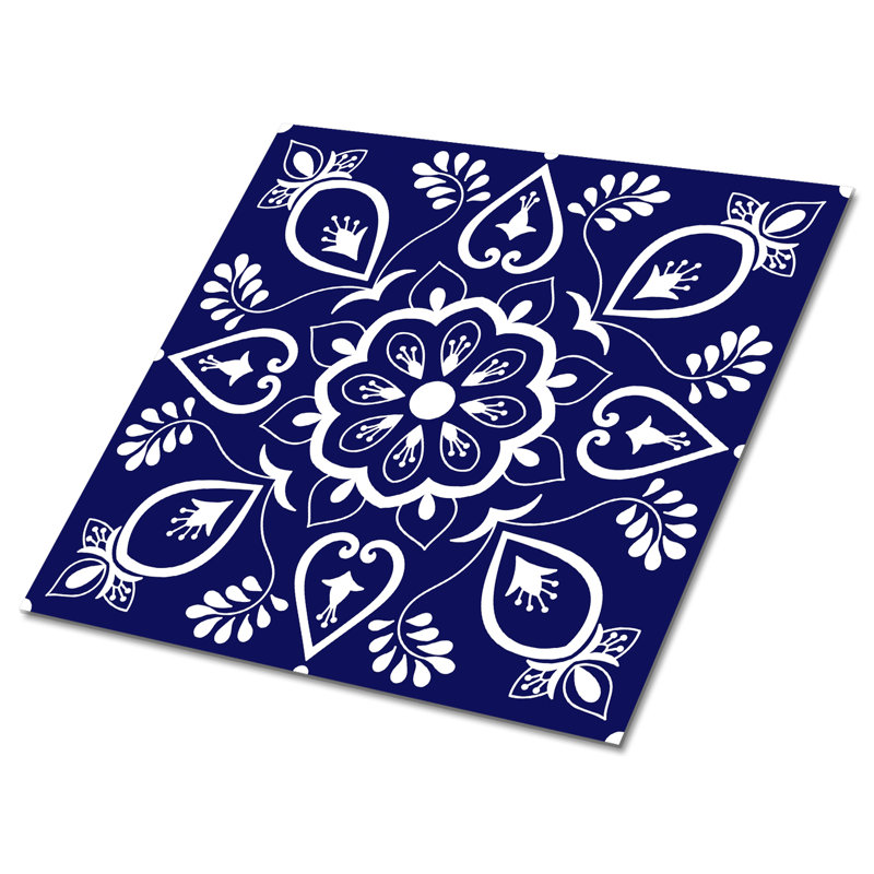 Ishmul 30cm W x 30cm L Vinyl Peel and Stick Field Tile